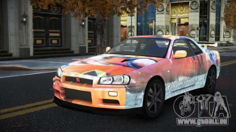 Nissan Skyline R34 Gaselly S5 pour GTA 4