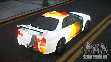 Nissan Skyline R34 Gaselly S9 pour GTA 4