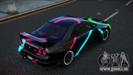 Nissan Skyline R33 Hacoley S14 pour GTA 4