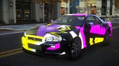 Nissan Skyline R34 Gaselly S3 pour GTA 4