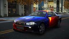 Nissan Skyline R34 Gaselly S7 für GTA 4