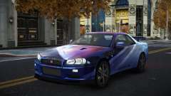 Nissan Skyline R34 Gaselly S6 für GTA 4
