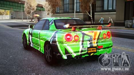 Nissan Skyline R34 Owyna S1 für GTA 4