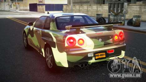 Nissan Skyline R34 Calosca S11 pour GTA 4