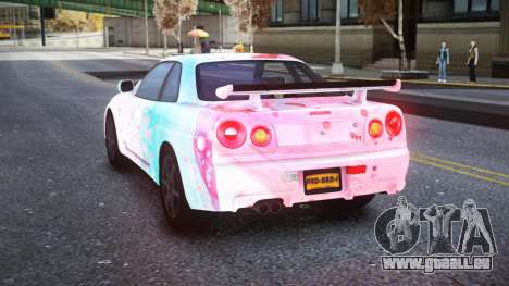 Nissan Skyline R34 Owyna S4 pour GTA 4