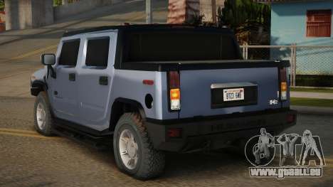 Hummer H2 Sut 2006 Cristales Negros pour GTA San Andreas