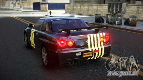 Nissan Skyline R34 Calosca S2 für GTA 4