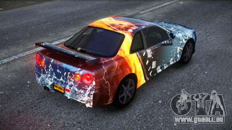 Nissan Skyline R34 Owyna S10 für GTA 4