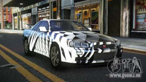 Nissan Skyline R34 Calosca S3 für GTA 4