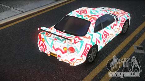 Nissan Skyline R34 Calosca S8 pour GTA 4