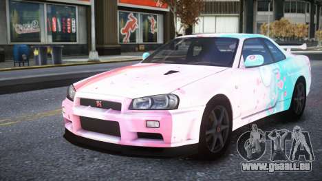 Nissan Skyline R34 Owyna S4 pour GTA 4