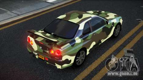 Nissan Skyline R34 Calosca S11 pour GTA 4
