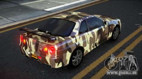Nissan Skyline R34 Calosca S7 für GTA 4