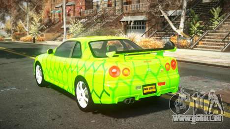 Nissan Skyline R34 Nehgan S8 für GTA 4