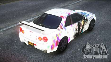 Nissan Skyline R34 Owyna S11 pour GTA 4