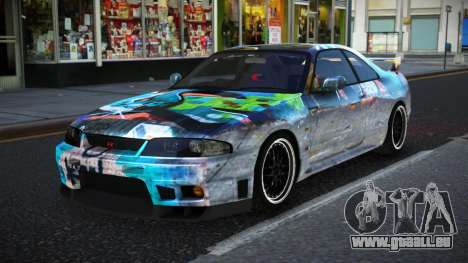 Nissan Skyline R33 Risic S14 für GTA 4