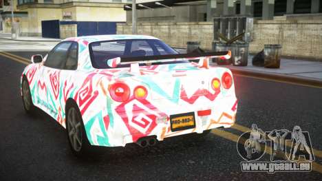 Nissan Skyline R34 Calosca S8 pour GTA 4