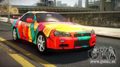 Nissan Skyline R34 Nehgan S11 für GTA 4
