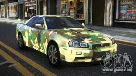 Nissan Skyline R34 Calosca S12 für GTA 4