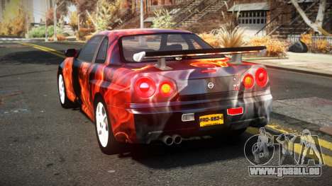 Nissan Skyline R34 Nehgan S9 für GTA 4
