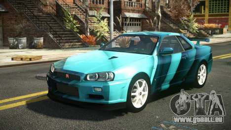 Nissan Skyline R34 Nehgan S3 für GTA 4