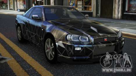 Nissan Skyline R34 Calosca S4 für GTA 4