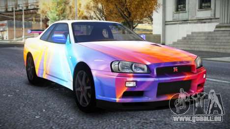 Nissan Skyline R34 Owyna S8 für GTA 4