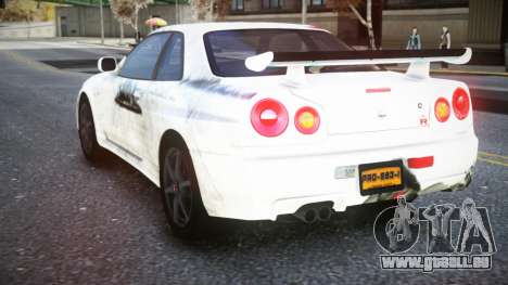 Nissan Skyline R34 Owyna S11 pour GTA 4