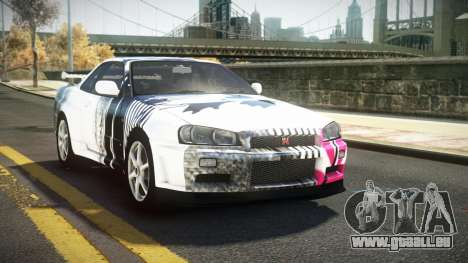 Nissan Skyline R34 Nehgan S10 für GTA 4