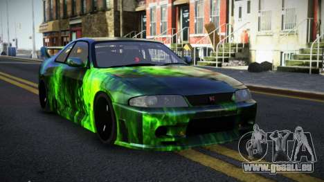 Nissan Skyline R33 Letyxis S14 pour GTA 4