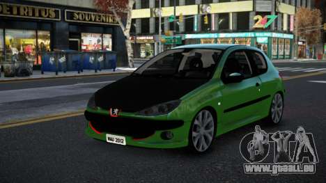 Peugeot 206 Kiwkir für GTA 4