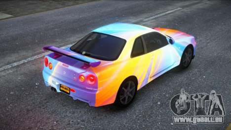 Nissan Skyline R34 Owyna S8 für GTA 4