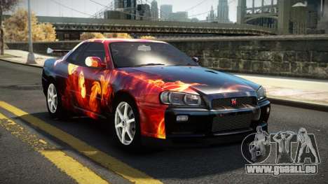 Nissan Skyline R34 Nehgan S9 für GTA 4