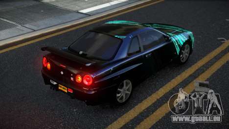 Nissan Skyline R34 Calosca S1 pour GTA 4