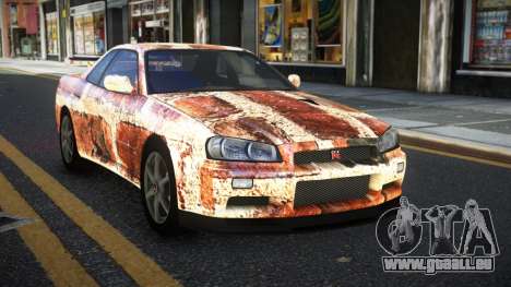 Nissan Skyline R34 Calosca S6 für GTA 4