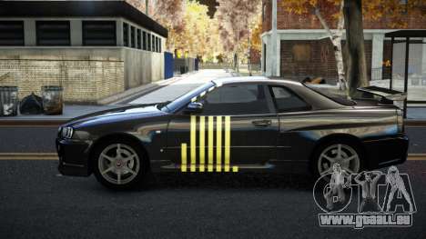 Nissan Skyline R34 Calosca S2 für GTA 4