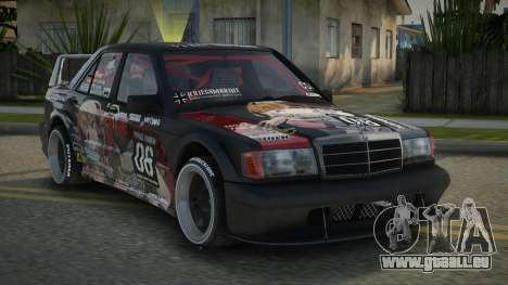 Mercedes-Benz 190E Speed Edited für GTA San Andreas