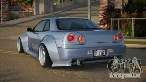 Nissan Skyline R34 GT-R Widebody Mk.X pour GTA San Andreas