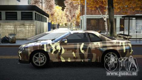 Nissan Skyline R34 Calosca S7 für GTA 4