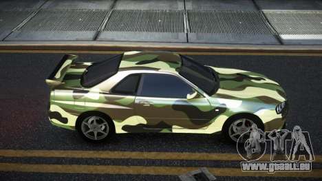 Nissan Skyline R34 Calosca S11 pour GTA 4