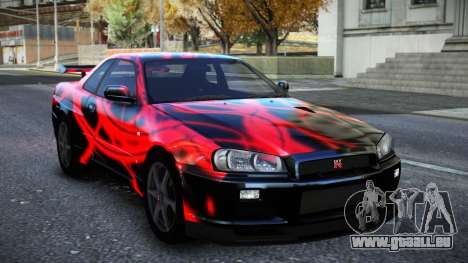 Nissan Skyline R34 Owyna S12 pour GTA 4