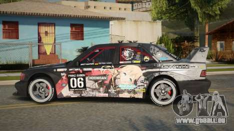 Mercedes-Benz 190E Speed Edited für GTA San Andreas