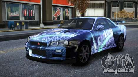 Nissan Skyline R34 Owyna S3 für GTA 4