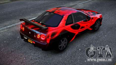 Nissan Skyline R34 Owyna S12 pour GTA 4