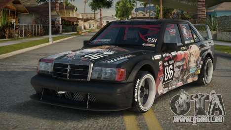 Mercedes-Benz 190E Speed Edited für GTA San Andreas