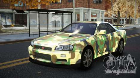 Nissan Skyline R34 Calosca S12 für GTA 4
