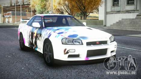 Nissan Skyline R34 Owyna S11 pour GTA 4