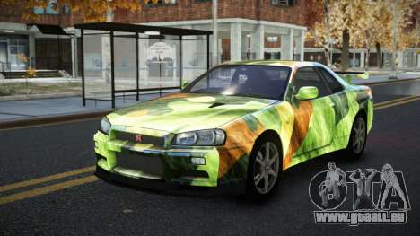 Nissan Skyline R34 Calosca S9 für GTA 4