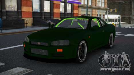Nissan Skyline R34 Uwah für GTA 4