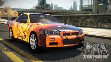 Nissan Skyline R34 Nehgan S14 pour GTA 4